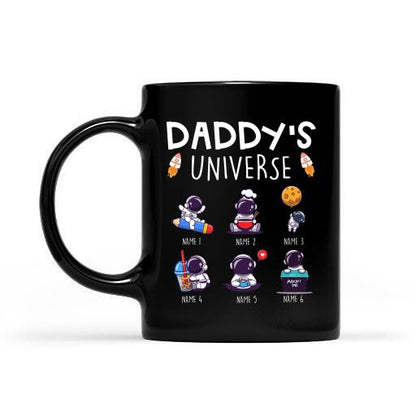 Daddy's Universe Personalized Gift Amazing Mug Astronaut For Father Papa