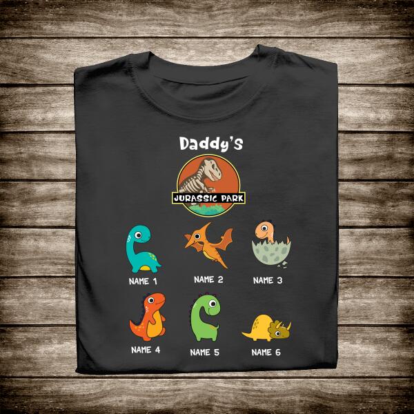 Daddy Jurassic Park Personalized T-shirt Amazing Gift For Father Papa
