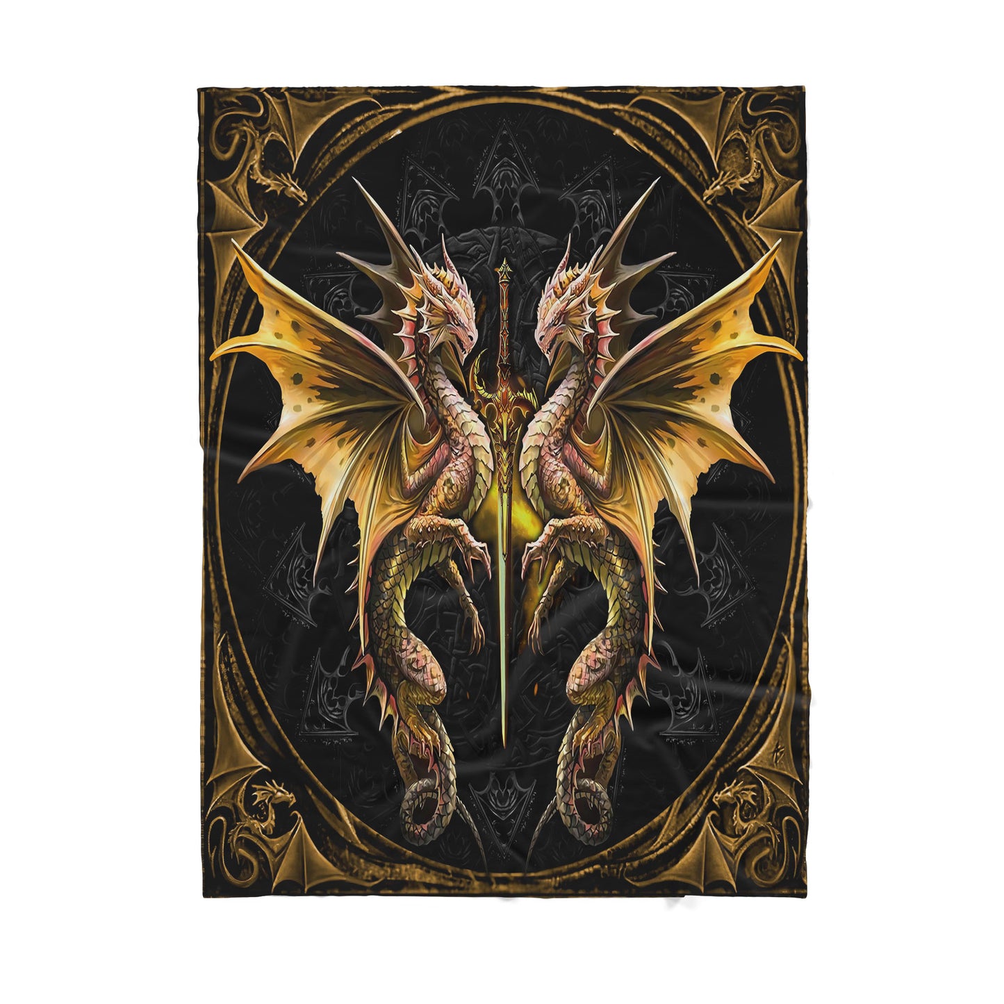 Custom Blanket Dragon Sherpa Blanket TA