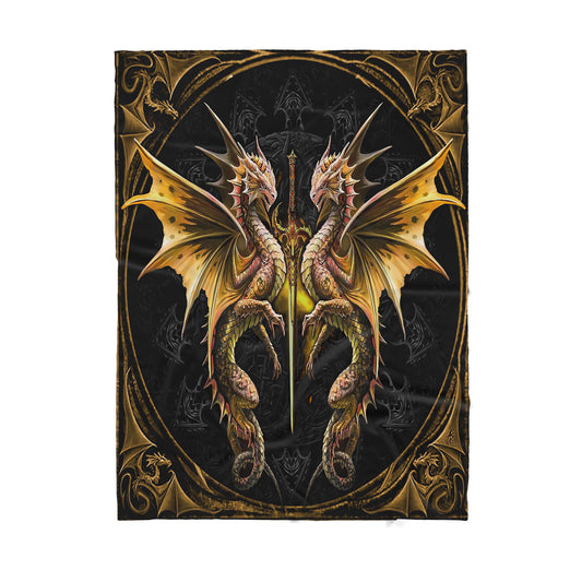 Custom Blanket Dragon Sherpa Blanket TA