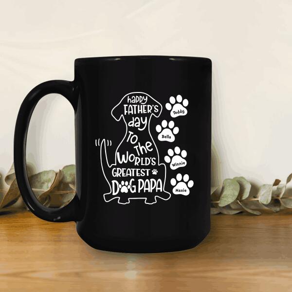 To The World's Greatest Papa Personalized Mug Amazing Gift For Dad