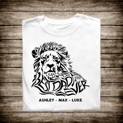 Best Dad Ever Personalized T-Shirt