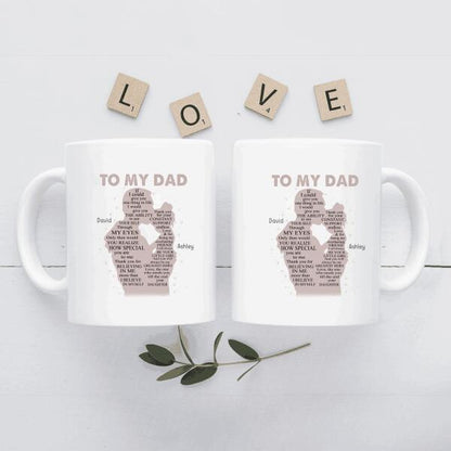 How Special You Are To Me Personalized T-Shirt, Mug, Poster, Canvas Throw Pillow, Specials Gift For Dad And Daughter