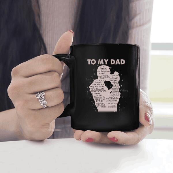 How Special You Are To Me Personalized T-Shirt, Mug, Poster, Canvas Throw Pillow, Specials Gift For Dad And Daughter