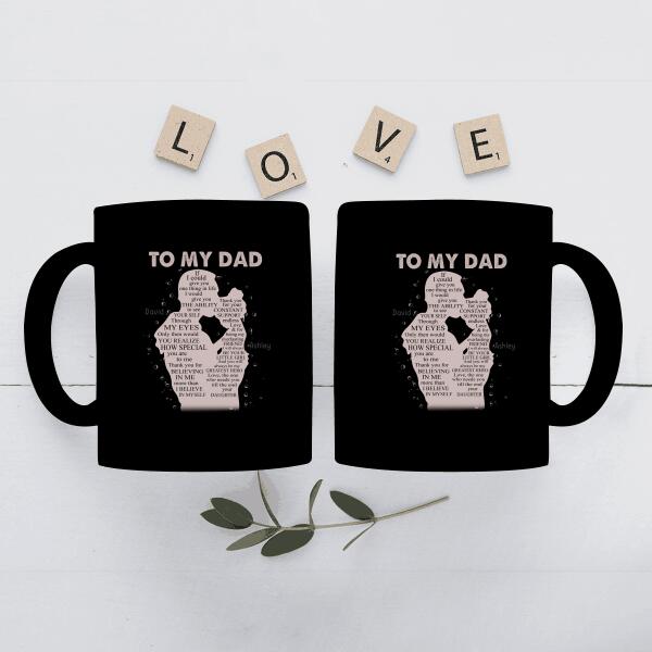 How Special You Are To Me Personalized T-Shirt, Mug, Poster, Canvas Throw Pillow, Specials Gift For Dad And Daughter