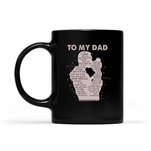 How Special You Are To Me Personalized T-Shirt, Mug, Poster, Canvas Throw Pillow, Specials Gift For Dad And Daughter