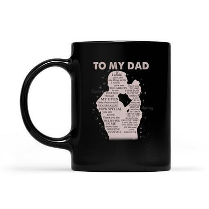 How Special You Are To Me Personalized T-Shirt, Mug, Poster, Canvas Throw Pillow, Specials Gift For Dad And Daughter