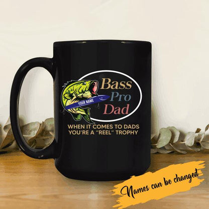 Fishing Bass Pro Dad Personalized T-Shirt, Mug, Best Gifts For Father And Fishing Lovers