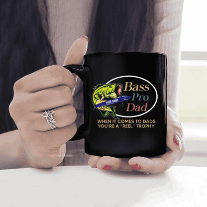 Fishing Bass Pro Dad Personalized T-Shirt, Mug, Best Gifts For Father And Fishing Lovers