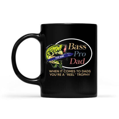 Fishing Bass Pro Dad Personalized T-Shirt, Mug, Best Gifts For Father And Fishing Lovers