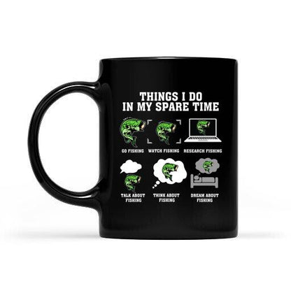Thing I Do In My Spare Time Personalized T-Shirt, Mug,  Best Gifts For Friends And Fishing Lovers