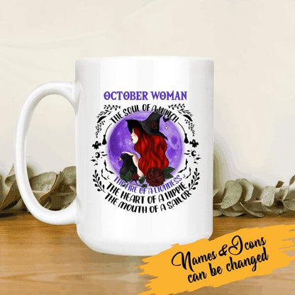 Halloween T-shirt The Soul Of A Witch Personalzied Personalized Item Special Gift For You Friends