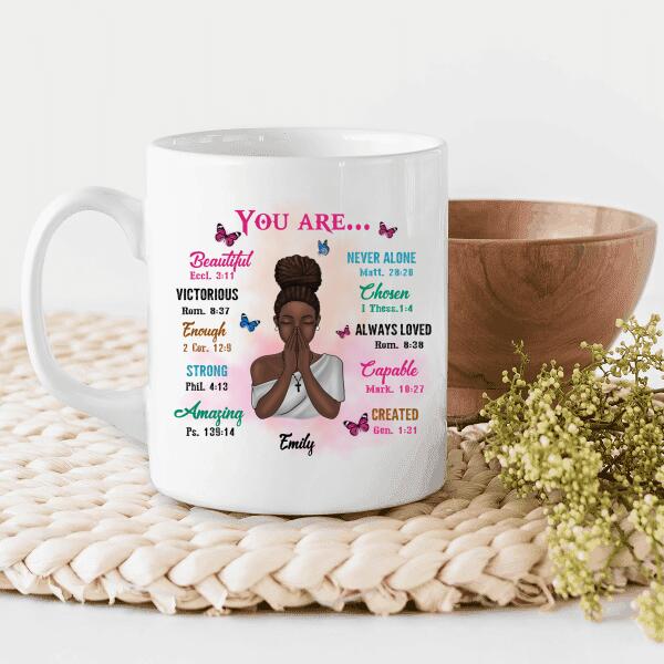 You Are Beautiful Never Alone Victorious Personalized T-shirt Amazing Gift For Girl Friends Poster Mug