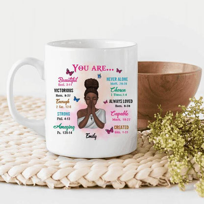 You Are Beautiful Never Alone Victorious Personalized T-shirt Amazing Gift For Girl Friends Poster Mug