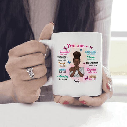 You Are Beautiful Never Alone Victorious Personalized T-shirt Amazing Gift For Girl Friends Poster Mug