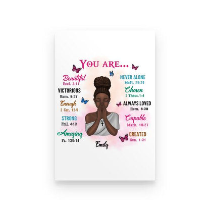 You Are Beautiful Never Alone Victorious Personalized T-shirt Amazing Gift For Girl Friends Poster Mug