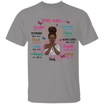 You Are Beautiful Never Alone Victorious Personalized T-shirt Amazing Gift For Girl Friends Poster Mug