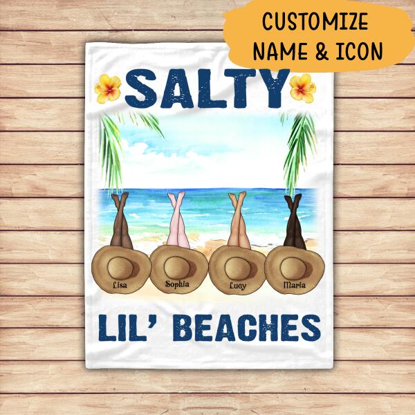 Salty Lil Beach Personalized For Girlfriends Group Friends Special Shirt