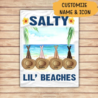 Salty Lil Beach Personalized For Girlfriends Group Friends Special Shirt