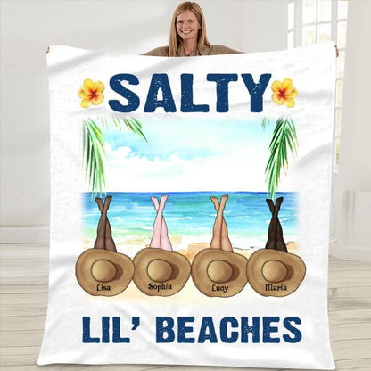 Salty Lil Beach Personalized For Girlfriends Group Friends Special Shirt