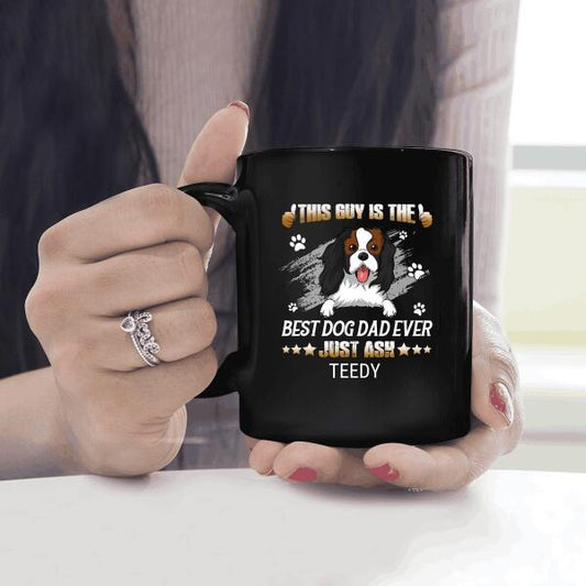 Best Dog Dad Ever Personalized Mug, Gift for Dog Lovers