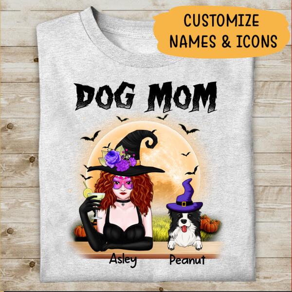 Halloween Dog Mom Personalized T-shirt For Dog Lover