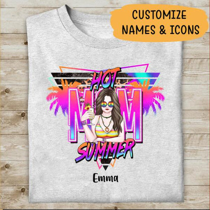 Hot Mom Summer Personalized T-shirt Amazing Gift For You Hippie Style