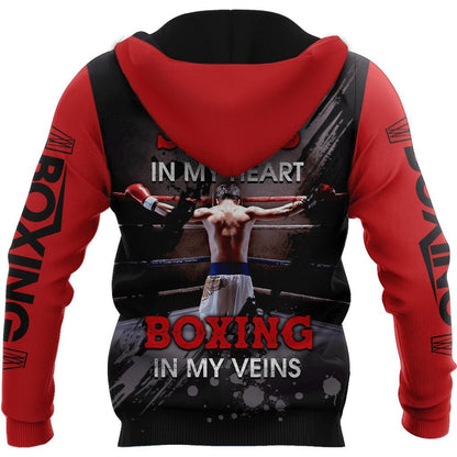 Jesus In My Heart - Boxing In MyVein 3D All Over Printed Unisex Shirts