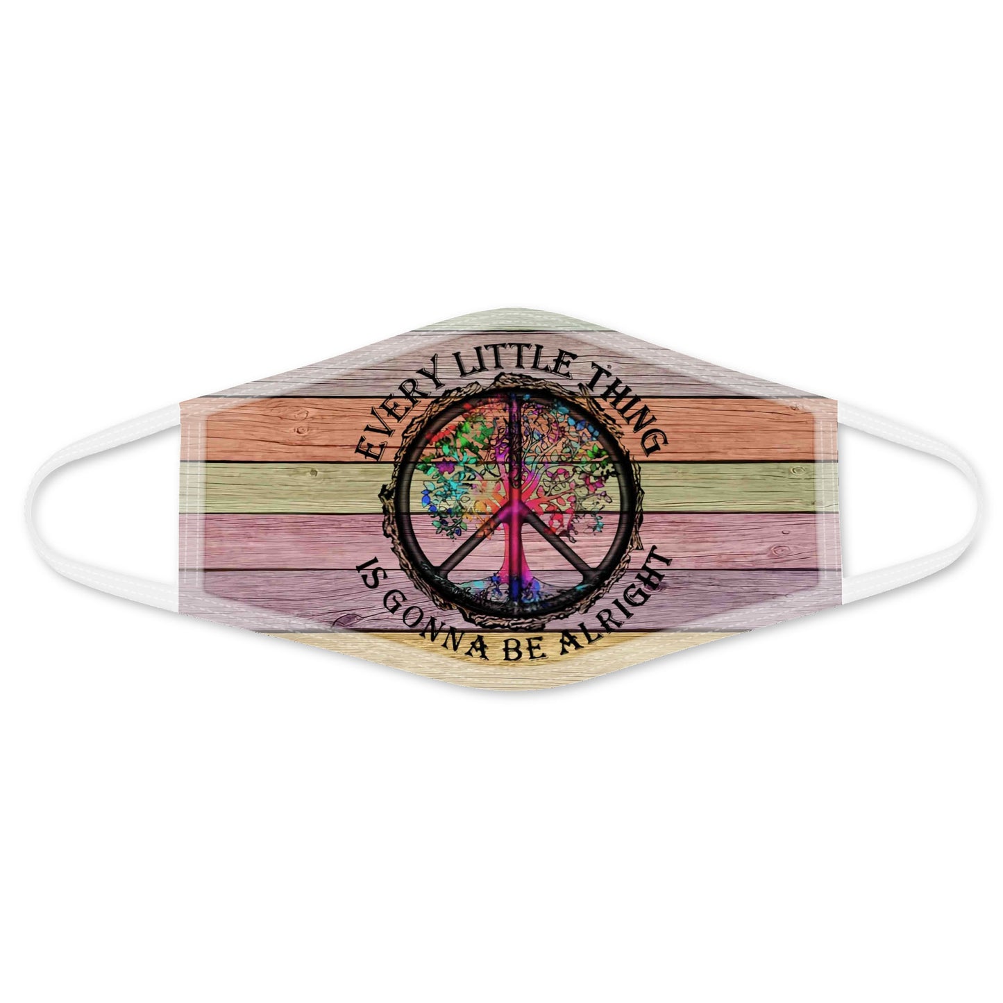Premium Hippie 3D All Over Print Face Mask PL