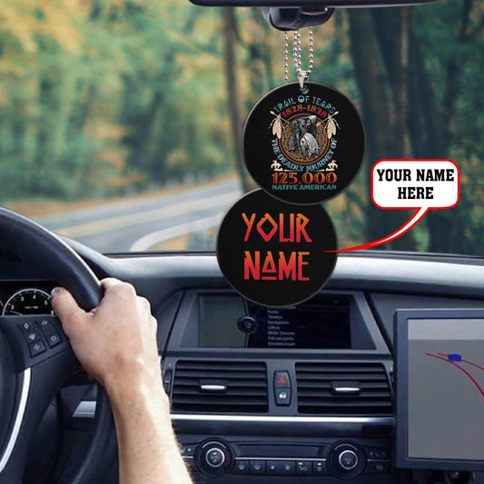 Customize Name Native American Unique Design Car Hanging Ornament AM20042106