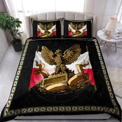 Premium Polska 3D all over printed Bedding Set