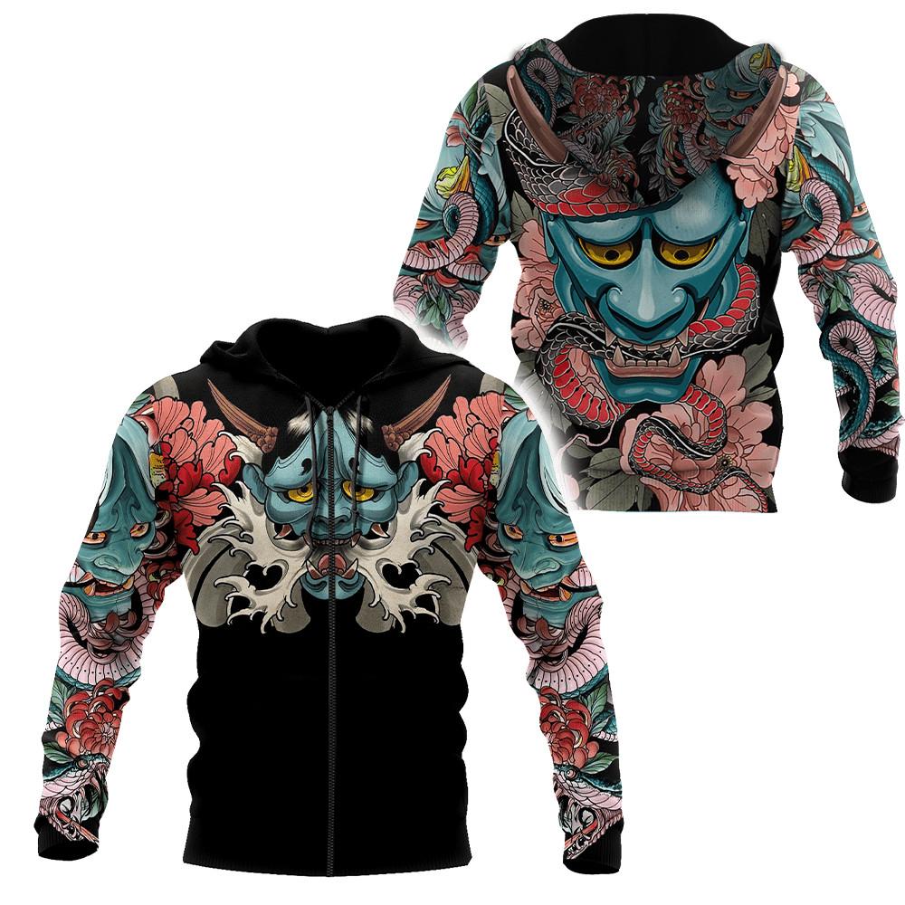 Japan Mask 3D All Over Printed Unisex Shirts