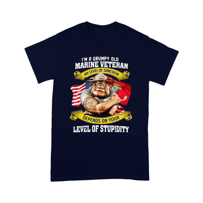 Marine Veteran-US Veteran Standard T-shirt TA