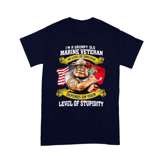 Marine Veteran-US Veteran Standard T-shirt TA