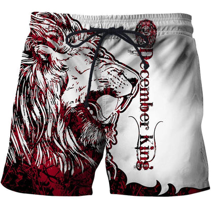 December King Lion 3D All Over Printed Unisex Shirts