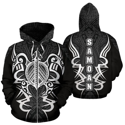 Samoan Turtle Polynesian Hoodie - Armor Style - Amaze Style™-ALL OVER PRINT HOODIES (P)