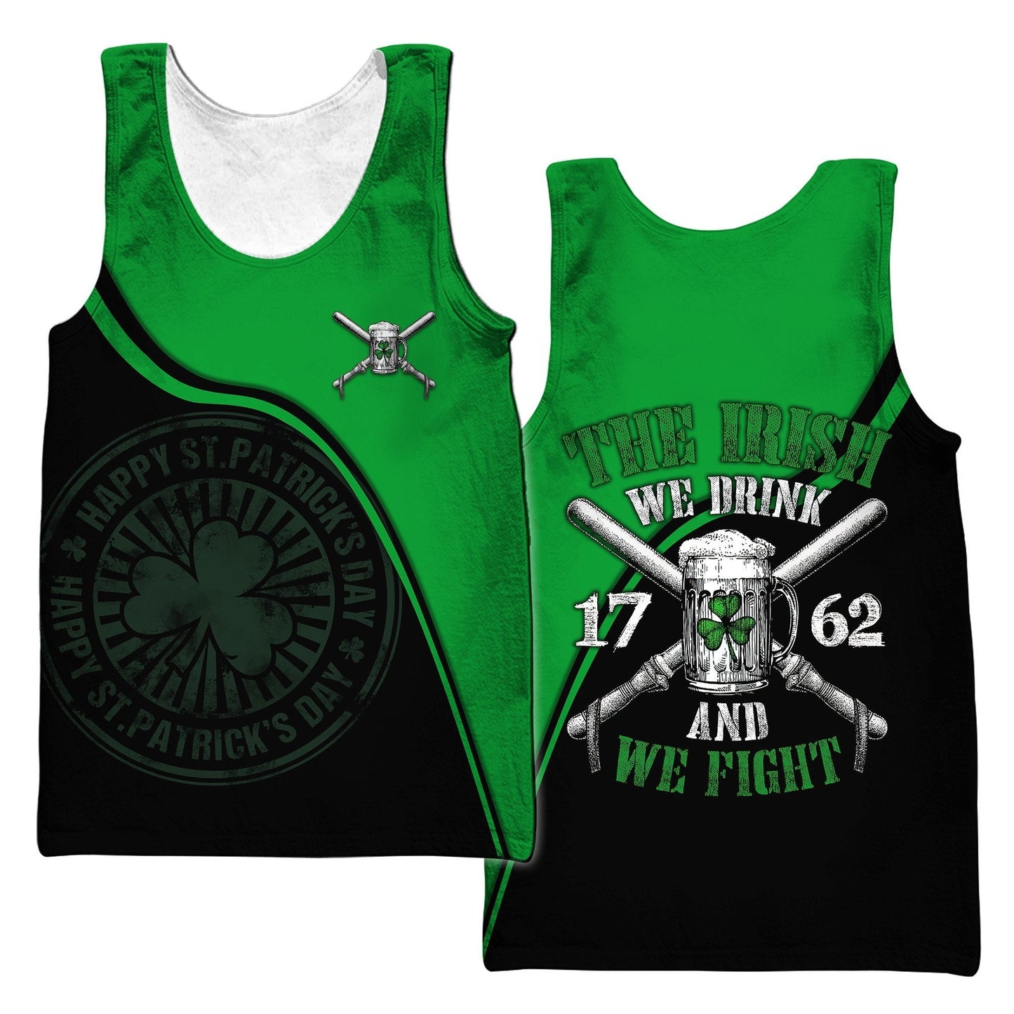 Irish Saint Patrick Day 3D All Over Printed Unisex Shirt