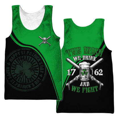Irish Saint Patrick Day 3D All Over Printed Unisex Shirt