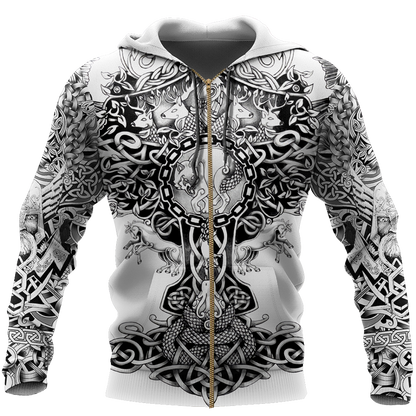3D All Over Printed Sons Of Vikings Hoodie - Amaze Style™-Apparel