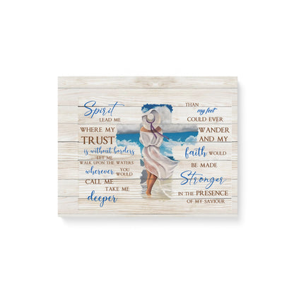 Beach Canvas Spirit Lead Me