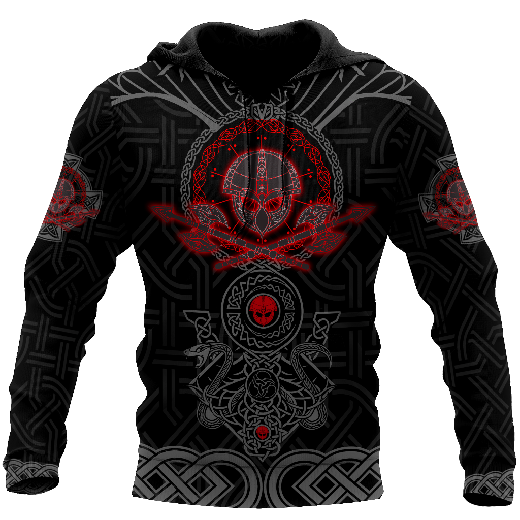 Love Viking Warriors tattoos 3D all over printed for man and women HHT30062001