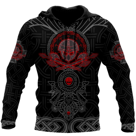 Love Viking Warriors tattoos 3D all over printed for man and women HHT30062001