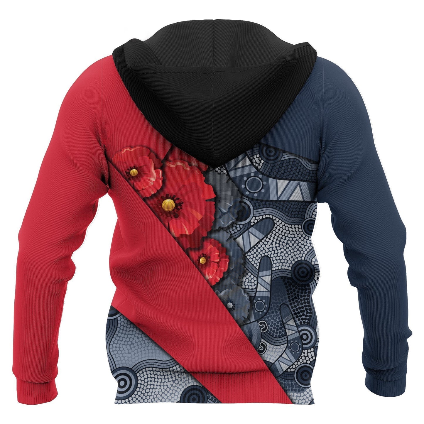 Australia Aboriginal Hoodie Anzac Day ver1 - Amaze Style™-Apparel