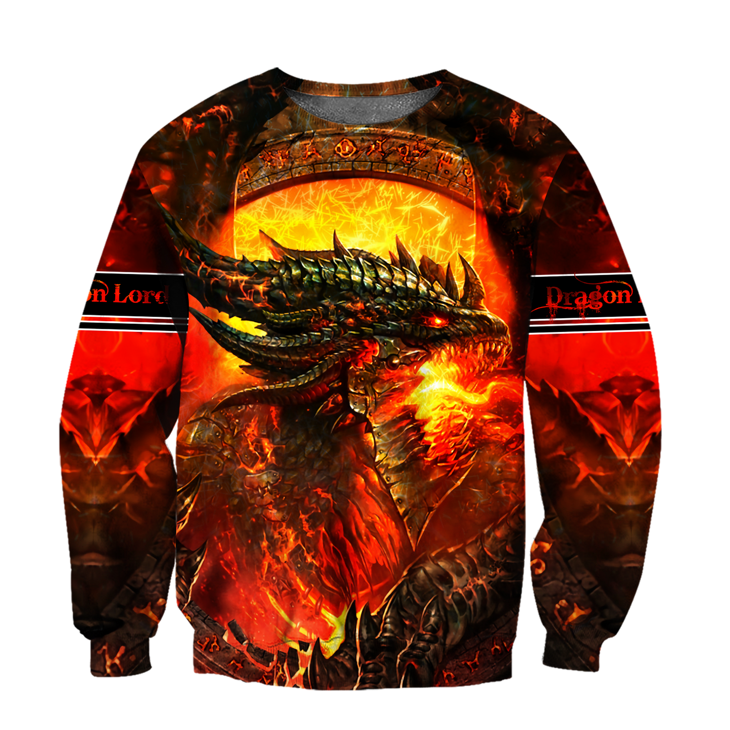 Premium All Over Printed Red Fire Dragon Shirts MEI