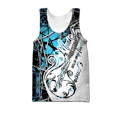 Love Violin 3D All Over Printed Shirts For Men and Women LAM
