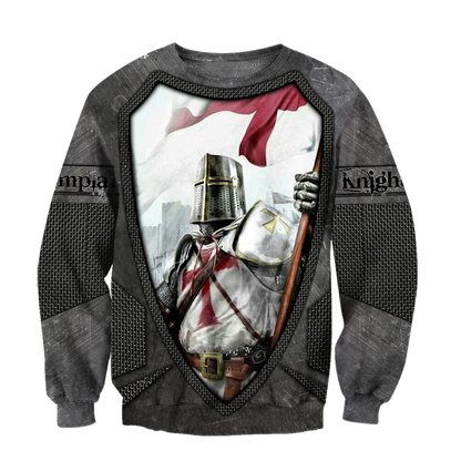 Premium Knight Templar All Over Printed Shirts For Men And Women MEI