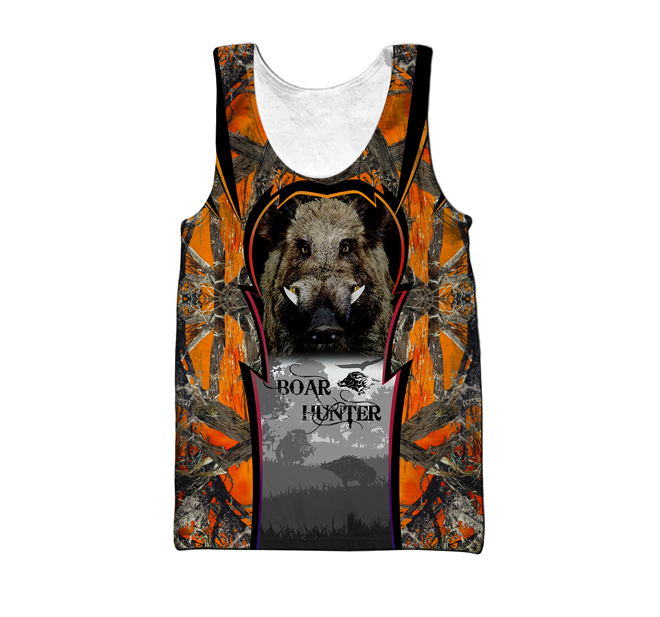 All Over Printed Boar Hunter Hoodie MEI09162002 -MEI