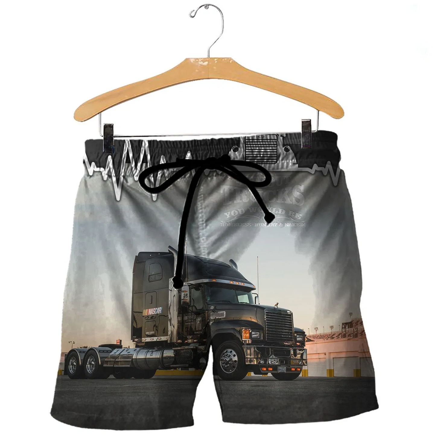 LOVE TRUCK 3D ALL OVER PRINTED SHIRTS AND SHORT FOR MAN AND WOMEN PL12032010 - Amaze Style™-Apparel