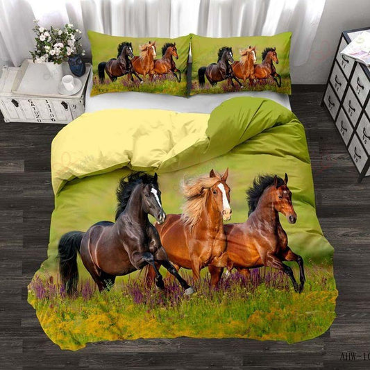 Running Horses Bedding Set TA062901