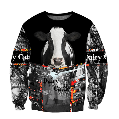 Love Dairy Cattle 3D All Over Printed Shirts For Men And Woman